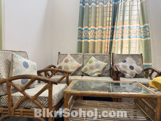 Sofa set (বেতের)